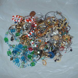 Huge lot of old jewelry for crafts, repairs, etc.